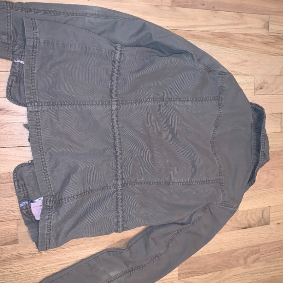 Banana Republic Light Gray/Khaki Field Jacket - Picture 5 of 5